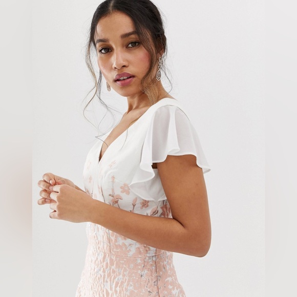 Chi Chi London Nelley Embroidered Jacquard Dress 12 size NWT from NORDSTROM - Picture 13 of 14